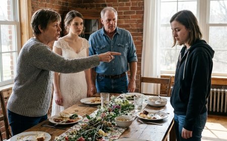 My mother looked me dead in the eye at a family dinner and announced I didn't deserve any help—then slid my sister a $100,000 check for her wedding. Three years later, my sister accidentally left a hysterical voicemail on my phone after driving past my new home. I answered when my mother called to demand I fix it.