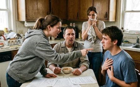 My sister threw hot coffee in my face at breakfast because I wouldn't give her my credit card, and my mother wiped the floor before asking if I was okay — but six weeks later, my phone rang with a bank alert that made them all go silent.