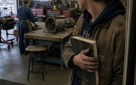 My auto shop teacher never talked about her twenty-two years in the Army. Then I found the maintenance log her own son had thrown in the trash.
