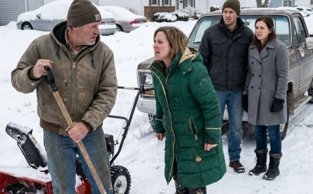 At 4:30 AM, the HOA president cut my barn lock and chained my snowblower to a flatbed, then told a deputy it was “community property.” What she didn’t know was that I’d left a disabled drive collar on purpose — and that my service record was about to shut her down for good.