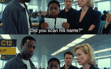 A flight attendant ripped up my 12-year-old son's boarding pass without scanning his name. He stood there holding the torn halves while no one said a word — then his father walked up to the gate.
