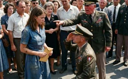 My brigadier general father-in-law ordered the MPs to drag me off base in front of 400 people at my husband’s promotion ceremony—until a four-star general’s convoy stopped dead, he stepped out, looked at me, and whispered two words that made the color drain from Richard Calloway’s face.