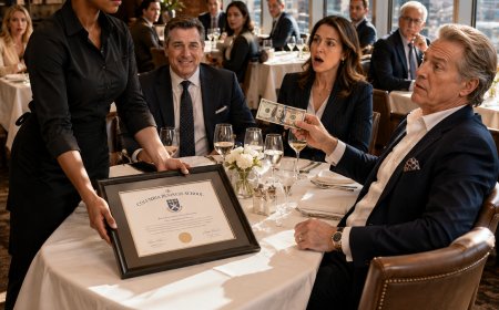 The man who destroyed my family handed me a $100 bill and told me to open a savings account. I set my Columbia diploma on the table and said nothing.