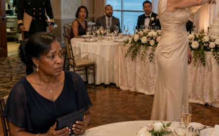 My sister-in-law called me a fake veteran and hid me in the back row at her wedding reception. The Navy captain opened a tan folder and read my full rank aloud.