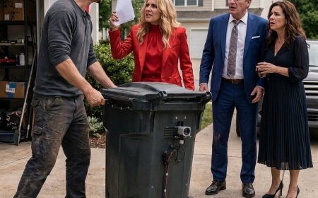 My HOA fined me $500 nineteen minutes after the garbage truck left. So I built a self-driving trash bin that followed every rule. Then the president’s husband pried open my garage at 3 a.m. to steal it — and the camera was still recording.
