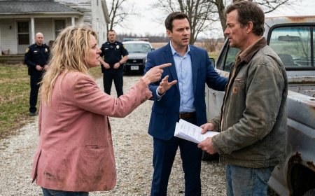 Karen called the cops when I chained my own driveway—land my family's owned since 1911. Nine minutes after deputies arrived, I handed her an envelope. Her smile vanished before the second paragraph. What was inside?