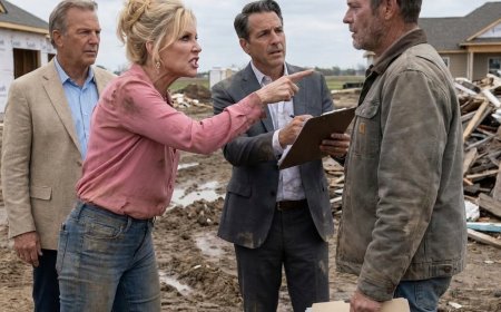 She handed me an eight-million-dollar demand in front of the cameras and the burned-down neighborhood, her smile sharper than the ash in the air — what that woman didn’t know about my barn could have sent her to prison.