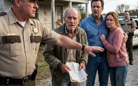 A county deputy put his hand on my 79-year-old grandfather’s shoulder and told him not to make things harder. Karen Vance stood on the gravel, smiling. Then Grandpa asked one question that made the deputy freeze—and what he pulled from his jacket changed everything.