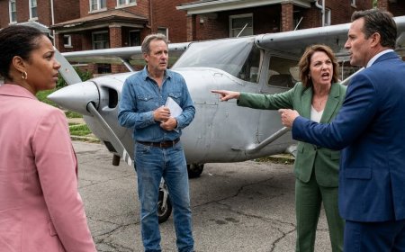 The HOA slapped $112,600 in fines on my late father’s airplane — then three tow trucks rolled through the gate. I told the deputy I wasn’t flying. I was taxiing.