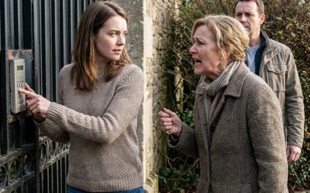 She showed up with two moving trucks and an old brass key two hours after the divorce was final — but the lock on my gate had already been replaced, and what she didn't know about the house she was trying to steal would destroy her entire family by sundown.