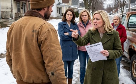 The HOA fined my neighbor $800 for clearing the road during a deadly blizzard — then his daughter-in-law showed up at my door with a manila envelope that made my blood run cold.