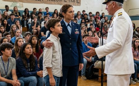 My teacher called my mom a liar when I said she flew F-22s in front of the whole class. Then the auditorium doors opened during the Heroes' Week assembly and Admiral Carter stood up and said her name.