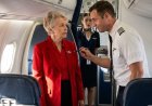 I watched a young airline pilot humiliate an elderly woman in a red jacket, laughing at the silver pin on her lapel and asking if she got it in a cereal box.