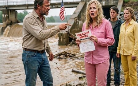 A $400 fine taped to my dead wife’s mailbox, a smirk at my daughter. When her crew cut my dam at dawn, I didn't fight — I just opened the envelope Grace left. What I found inside drowned their million-dollar neighborhood.