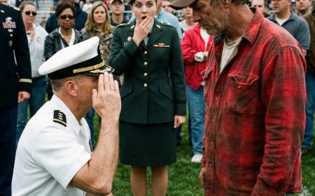 I drove eighteen hours in an old semi-truck to watch my daughter become an Army officer. Before the ceremony ended, a three-star general saw the worn leather band on my wrist and saluted me in front of thousands.