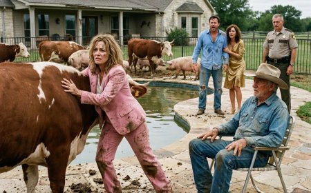 The HOA built a $100,000 pool on my dead father’s pasture and bolted a “Members Only” sign to my fence. When the president threatened to arrest me for trespassing in front of the whole neighborhood, I remembered something about water that she had never learned.