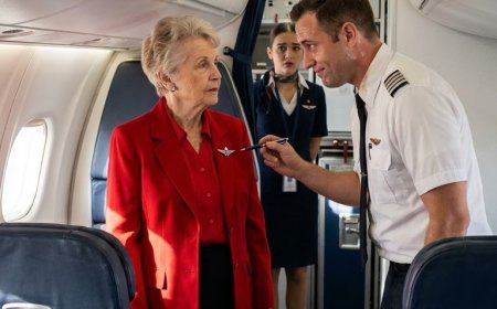 I watched a young airline pilot humiliate an elderly woman in a red jacket, laughing at the silver pin on her lapel and asking if she got it in a cereal box.